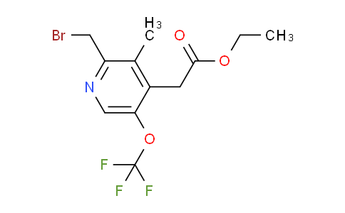 AM17479 | 1361805-09-5 | Ethyl 2-(bromomethyl)-3-methyl-5-(trifluoromethoxy)pyridine-4-acetate