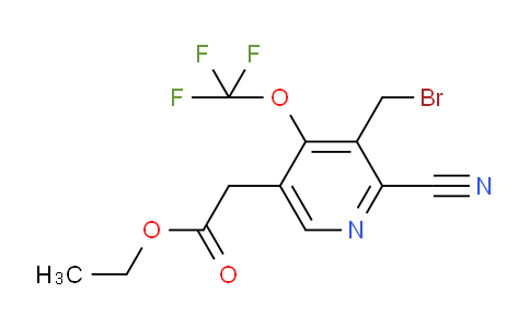 AM174793 | 1804736-77-3 | Ethyl 3-(bromomethyl)-2-cyano-4-(trifluoromethoxy)pyridine-5-acetate