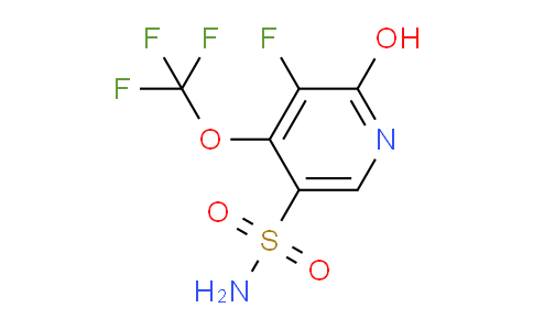 3-Fluoro-2-hydroxy-4-(trifluoromethoxy)pyridine-5-sulfonamide