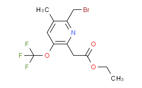 AM17480 | 1361850-79-4 | Ethyl 2-(bromomethyl)-3-methyl-5-(trifluoromethoxy)pyridine-6-acetate