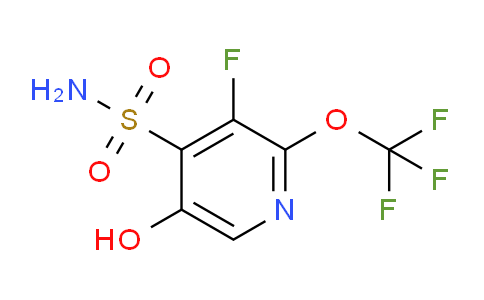 3-Fluoro-5-hydroxy-2-(trifluoromethoxy)pyridine-4-sulfonamide