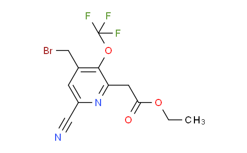 AM174811 | 1803648-76-1 | Ethyl 4-(bromomethyl)-6-cyano-3-(trifluoromethoxy)pyridine-2-acetate