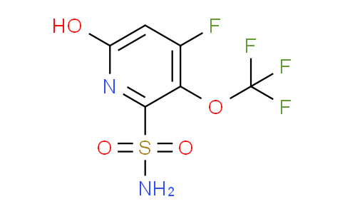 4-Fluoro-6-hydroxy-3-(trifluoromethoxy)pyridine-2-sulfonamide