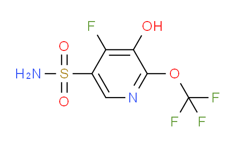 4-Fluoro-3-hydroxy-2-(trifluoromethoxy)pyridine-5-sulfonamide