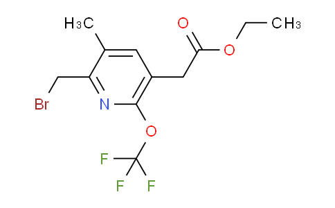 AM17482 | 1361920-91-3 | Ethyl 2-(bromomethyl)-3-methyl-6-(trifluoromethoxy)pyridine-5-acetate