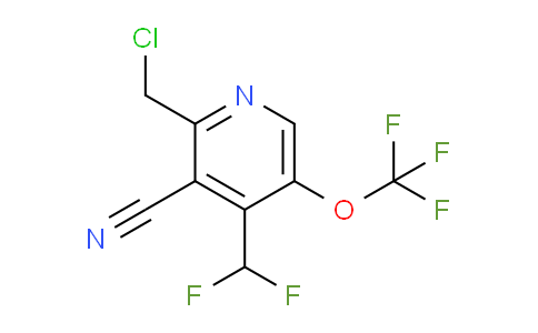 2-(Chloromethyl)-3-cyano-4-(difluoromethyl)-5-(trifluoromethoxy)pyridine