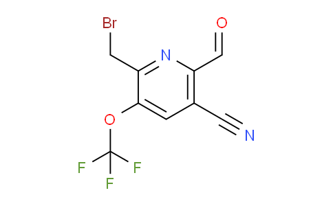 AM174828 | 1806064-72-1 | 2-(Bromomethyl)-5-cyano-3-(trifluoromethoxy)pyridine-6-carboxaldehyde