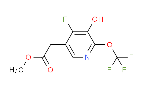 Methyl 4-fluoro-3-hydroxy-2-(trifluoromethoxy)pyridine-5-acetate