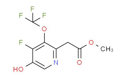 Methyl 4-fluoro-5-hydroxy-3-(trifluoromethoxy)pyridine-2-acetate