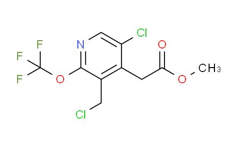 Methyl 5-chloro-3-(chloromethyl)-2-(trifluoromethoxy)pyridine-4-acetate