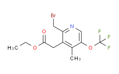 AM17485 | 1361816-47-8 | Ethyl 2-(bromomethyl)-4-methyl-5-(trifluoromethoxy)pyridine-3-acetate