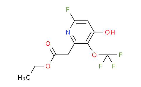 Ethyl 6-fluoro-4-hydroxy-3-(trifluoromethoxy)pyridine-2-acetate