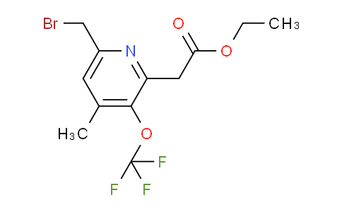 AM17486 | 1361713-23-6 | Ethyl 6-(bromomethyl)-4-methyl-3-(trifluoromethoxy)pyridine-2-acetate
