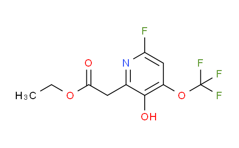 Ethyl 6-fluoro-3-hydroxy-4-(trifluoromethoxy)pyridine-2-acetate