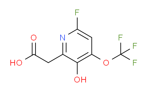 6-Fluoro-3-hydroxy-4-(trifluoromethoxy)pyridine-2-acetic acid