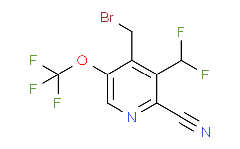 AM174886 | 1804328-23-1 | 4-(Bromomethyl)-2-cyano-3-(difluoromethyl)-5-(trifluoromethoxy)pyridine