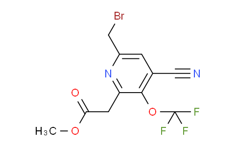 AM174898 | 1806190-17-9 | Methyl 6-(bromomethyl)-4-cyano-3-(trifluoromethoxy)pyridine-2-acetate