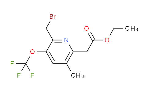 AM17490 | 1361770-98-0 | Ethyl 2-(bromomethyl)-5-methyl-3-(trifluoromethoxy)pyridine-6-acetate