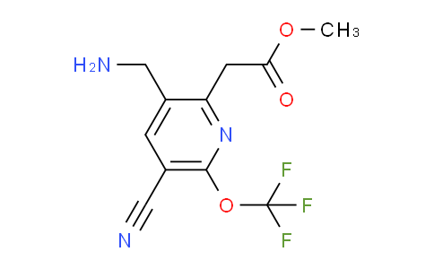 AM174900 | 1804809-58-2 | Methyl 3-(aminomethyl)-5-cyano-6-(trifluoromethoxy)pyridine-2-acetate