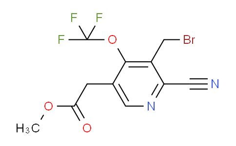 AM174909 | 1804679-44-4 | Methyl 3-(bromomethyl)-2-cyano-4-(trifluoromethoxy)pyridine-5-acetate