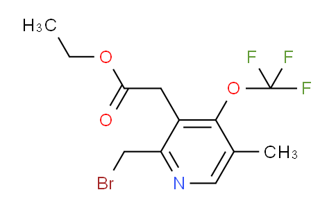 AM17491 | 1361788-85-3 | Ethyl 2-(bromomethyl)-5-methyl-4-(trifluoromethoxy)pyridine-3-acetate