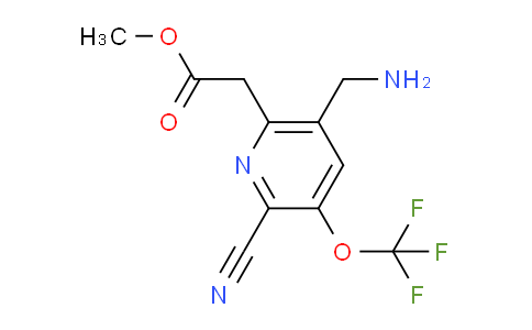 AM174914 | 1804330-38-8 | Methyl 5-(aminomethyl)-2-cyano-3-(trifluoromethoxy)pyridine-6-acetate