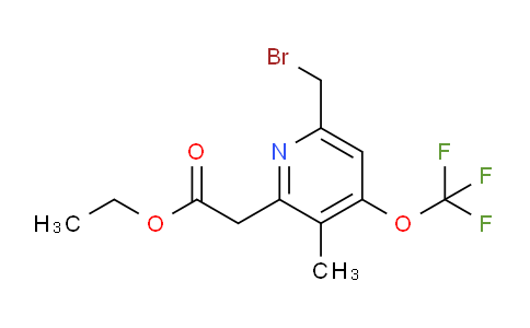 AM17492 | 1361805-17-5 | Ethyl 6-(bromomethyl)-3-methyl-4-(trifluoromethoxy)pyridine-2-acetate