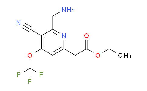 AM174920 | 1804324-13-7 | Ethyl 2-(aminomethyl)-3-cyano-4-(trifluoromethoxy)pyridine-6-acetate