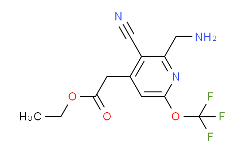 AM174922 | 1806247-58-4 | Ethyl 2-(aminomethyl)-3-cyano-6-(trifluoromethoxy)pyridine-4-acetate