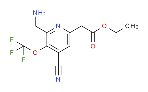 AM174926 | 1803657-72-8 | Ethyl 2-(aminomethyl)-4-cyano-3-(trifluoromethoxy)pyridine-6-acetate