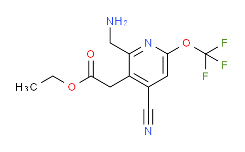 AM174929 | 1806134-84-8 | Ethyl 2-(aminomethyl)-4-cyano-6-(trifluoromethoxy)pyridine-3-acetate