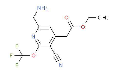 AM174936 | 1804324-59-1 | Ethyl 6-(aminomethyl)-3-cyano-2-(trifluoromethoxy)pyridine-4-acetate