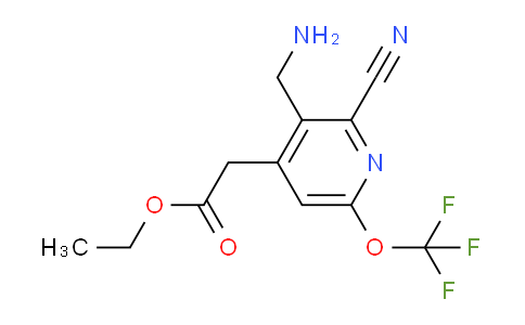 AM174948 | 1806135-00-1 | Ethyl 3-(aminomethyl)-2-cyano-6-(trifluoromethoxy)pyridine-4-acetate