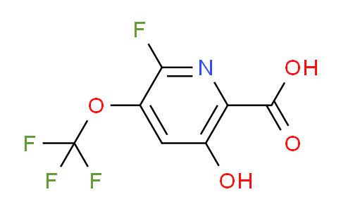 AM174989 | 1806726-27-1 | 2-Fluoro-5-hydroxy-3-(trifluoromethoxy)pyridine-6-carboxylic acid