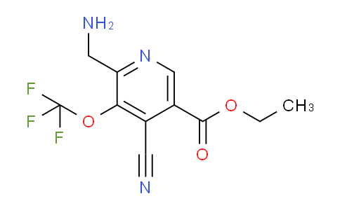 AM175031 | 1804808-58-9 | Ethyl 2-(aminomethyl)-4-cyano-3-(trifluoromethoxy)pyridine-5-carboxylate