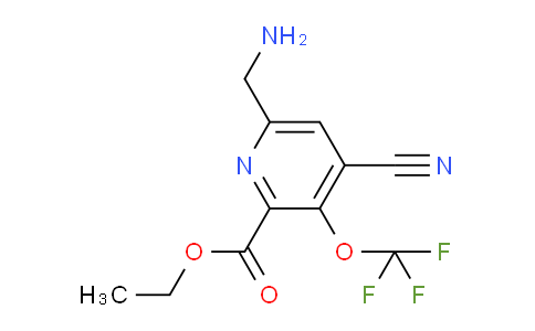 AM175035 | 1806158-90-6 | Ethyl 6-(aminomethyl)-4-cyano-3-(trifluoromethoxy)pyridine-2-carboxylate