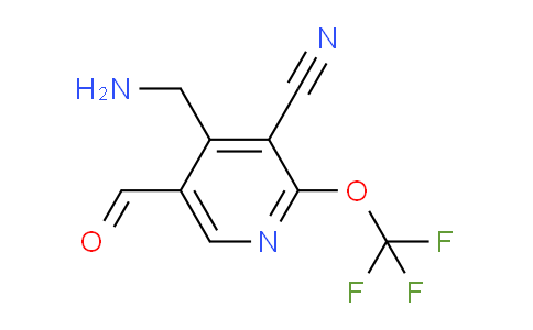 4-(Aminomethyl)-3-cyano-2-(trifluoromethoxy)pyridine-5-carboxaldehyde