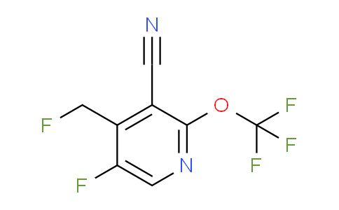 3-Cyano-5-fluoro-4-(fluoromethyl)-2-(trifluoromethoxy)pyridine