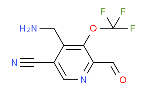 4-(Aminomethyl)-5-cyano-3-(trifluoromethoxy)pyridine-2-carboxaldehyde
