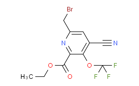 AM175048 | 1803648-61-4 | Ethyl 6-(bromomethyl)-4-cyano-3-(trifluoromethoxy)pyridine-2-carboxylate