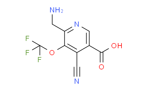 AM175055 | 1804449-75-9 | 2-(Aminomethyl)-4-cyano-3-(trifluoromethoxy)pyridine-5-carboxylic acid