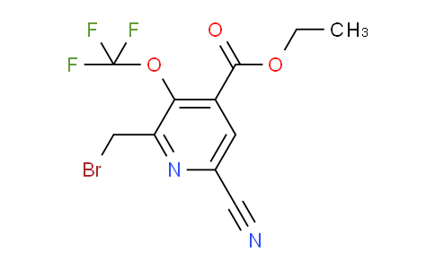 AM175056 | 1804320-96-4 | Ethyl 2-(bromomethyl)-6-cyano-3-(trifluoromethoxy)pyridine-4-carboxylate