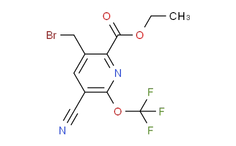 AM175075 | 1804295-85-9 | Ethyl 3-(bromomethyl)-5-cyano-6-(trifluoromethoxy)pyridine-2-carboxylate