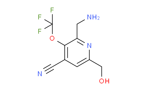 2-(Aminomethyl)-4-cyano-3-(trifluoromethoxy)pyridine-6-methanol