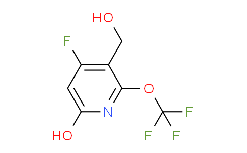 4-Fluoro-6-hydroxy-2-(trifluoromethoxy)pyridine-3-methanol