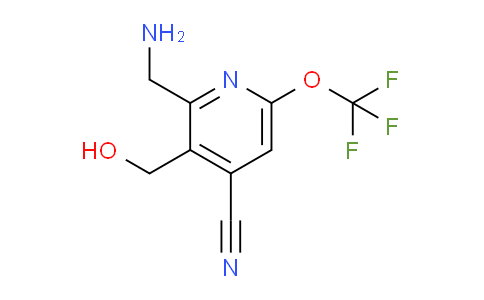 2-(Aminomethyl)-4-cyano-6-(trifluoromethoxy)pyridine-3-methanol