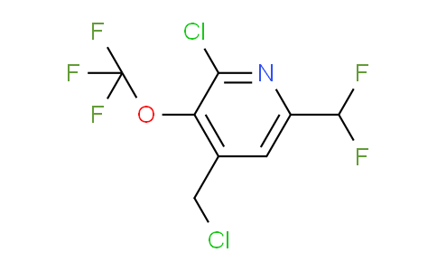 AM175092 | 1804793-82-5 | 2-Chloro-4-(chloromethyl)-6-(difluoromethyl)-3-(trifluoromethoxy)pyridine