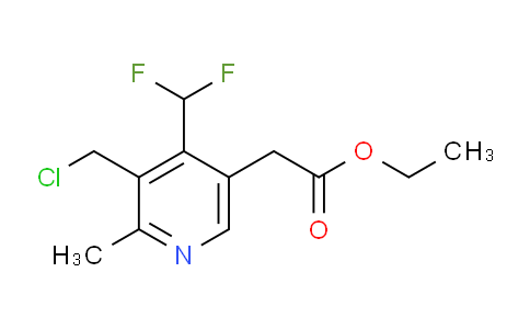 AM17512 | 1361903-88-9 | Ethyl 3-(chloromethyl)-4-(difluoromethyl)-2-methylpyridine-5-acetate