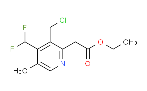 AM17514 | 1361919-40-5 | Ethyl 3-(chloromethyl)-4-(difluoromethyl)-5-methylpyridine-2-acetate
