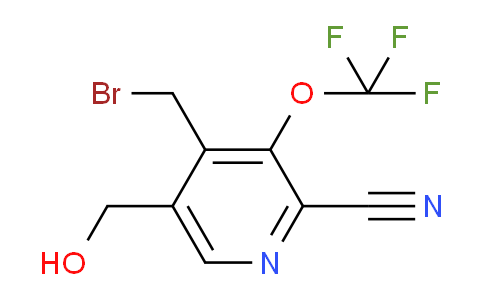 4-(Bromomethyl)-2-cyano-3-(trifluoromethoxy)pyridine-5-methanol